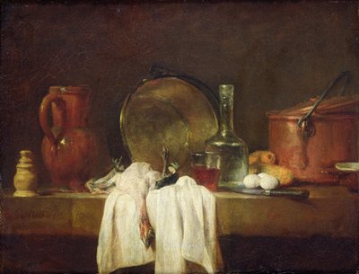 The Kitchen Table by Jean Baptiste Simeon Chardin